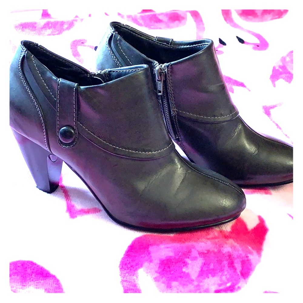 Dark grey booties